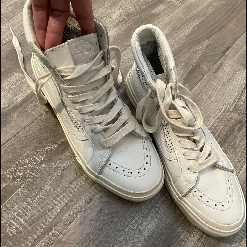 White high top VANS 7.5